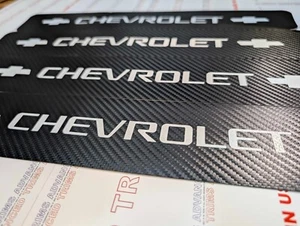4Pcs Car Threshold Strip Door Plate Sill Scuff Cover Stickers Chevrolet Heritage - Picture 1 of 6