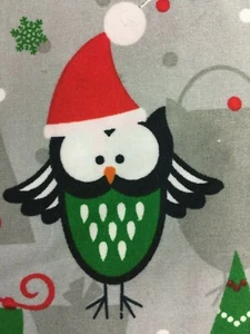 SCRUB TOP SIZES: S, M, L, MERRY CHRISTMAS OWLS! NWT NURSE MEDICAL CNA UNIFORM - Picture 1 of 8