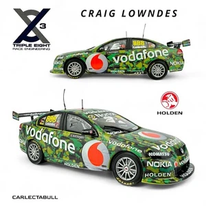 Craig Lowndes 2011 Townsville 400 Camo Livery TeamVodafone Holden Commodore 1:43 - Imagen 1 de 9