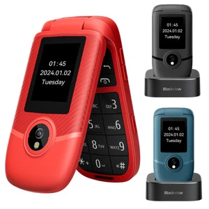 Blackview N2000 Telefon komórkowy dla seniorów Telefon komórkowy z klapką 1500mAh Dual SIM 4G Telefon komórkowy - Zdjęcie 1 z 33