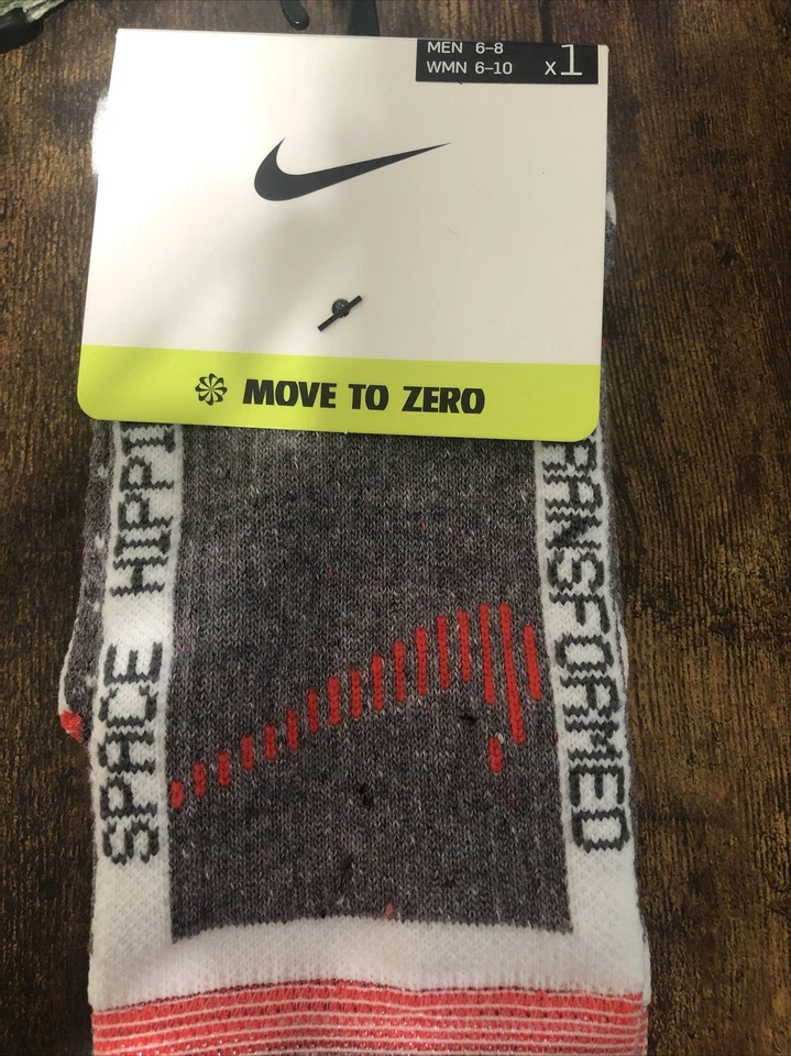 Nike Sportswear Space Hippie USA Crew Socks - CK5592 013 - Grey - Size M (6-8)