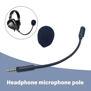 Foam Covered 3.5mm Boom Microphone for Headsets Clear Communication - Afbeelding 1 van 8