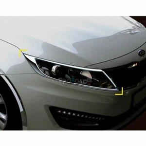 Lámpara de cabeza cromada K-954 cubierta de luz moldeadora para Kia Optima/K5 2011-2013 - Imagen 1 de 6