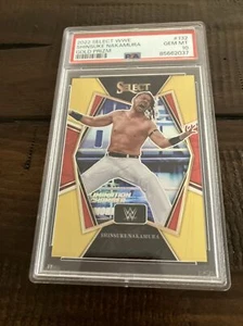 2022 Shinsuke Nakamura WWE Select Gold Prizm Premier 01/10 PSA 10 Pop 1! - Picture 1 of 5