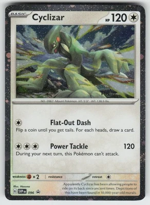 Cyclizar Holo Promo SV: Scarlet & Violet Promo Cards 096 Colorless, Holo LP-NM - Image 1 of 2