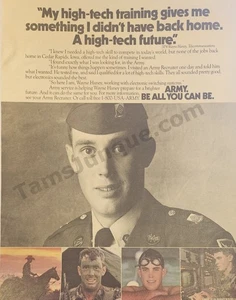 1985 U.S. Army Wayne Haney Telecommunications Vintage PRINT AD Decor! (4490) - Picture 1 of 1