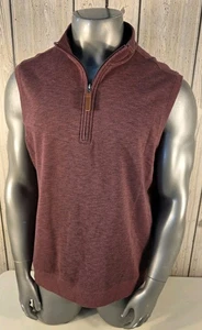 Duluth Trading Weste Herren XL Rot 1/4 Zip Comfort Relaxed Fit - Bild 1 von 6