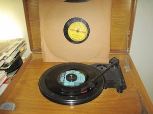Rockabilly Inst. 45 Arvee Allens (Ritchie Valens) First Single Fast Freight vg+ - Imagen 1 de 3