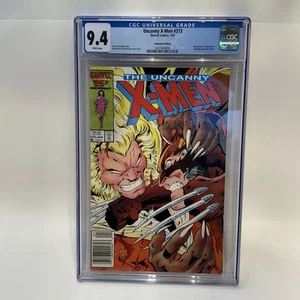 Uncanny X-Men #213 Newsstand CGC 9.4 White Pages - Recently Graded - Picture 1 of 12