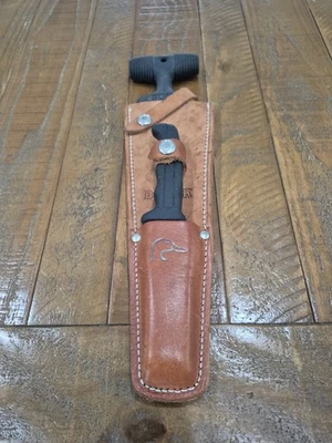 1995 Ducks Unlimited Buck USA 603 C  Knife &Sawblade Combo  Buck Leather Sheath. - Image 1 of 4