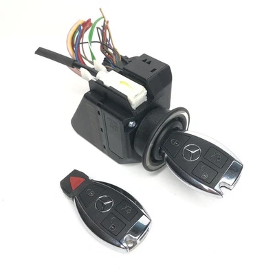 1998-1999 Mercedes C230 C280 CLK320CLK4 Ignition Switch Module w/ 2 Key Fobs OEM - Image 1 of 4