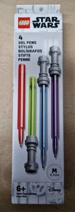 (B) LEGO STAR WARS Lightsaber Gel Pen, 52875A, 4pk, New - Picture 1 of 2