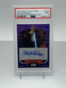 2023 Topps Star Wars Finest Autographs Nalini Krishan Barriss Offee PSA 9 Mint - Picture 1 of 2