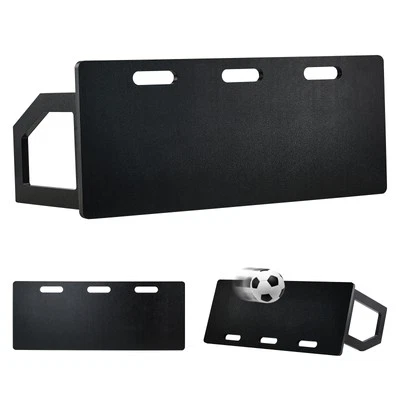 Fußball Rebounder Kickback Brett Rückprallwand 100x40cm Schwarz HDPE - Bild 1 von 4