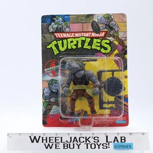 Rocksteady Teenage Mutant Ninja Turtle TMNT 1990 Playmates Nuevo SIN PERFORAR MOSC - Imagen 1 de 4