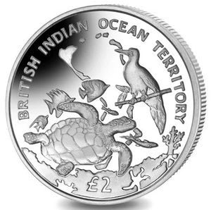 Britisches Territorium im Indischen Ozean £2 2016 Stempelglanz "Archipelago & Wildlife - Sea Turtle" - Bild 1 von 2