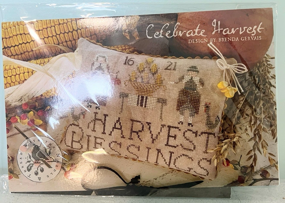  Harvest Blessings, Brenda Gervais, Cross- Stitch PATTERN ONLY - Image 1 of 1