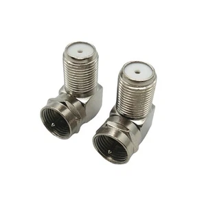 Simple and Easy Installation with Our 90 Degree Adapter for Coaxial Cable TV - Zdjęcie 1 z 21