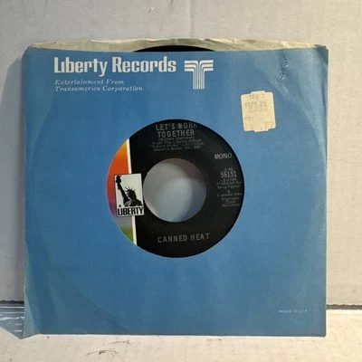 CANNED HEAT - LET’S WORK TOGETHER 1969 SINGLE LIBERTY MONO VG++ - Image 1 of 4