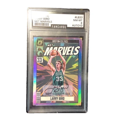 🏀2025 / Larry Bird Net Marvels/ Специальный Holofoil вентилятор искусства коллекционная карта дисплей🔥 - Изображение 1 из 4