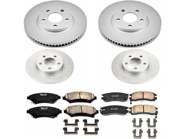 前后制动垫和转子套件适用于别克 Park Avenue DeVille NG35Z4 — 第 1/1 张图片