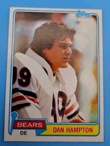 Dan Hampton 1981 Topps #316 Rookie RC Chicago Bears Football Card HOF - Picture 1 of 8