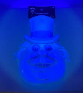 Disney Haunted Mansion Phineas Ghost  Glow Blacklight Halloween Mask NWT. - Picture 1 of 10
