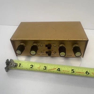 Mezclador de micrófono realista vintage 33-920 estéreo mono Mike, leer descripción Foto 1 de 4