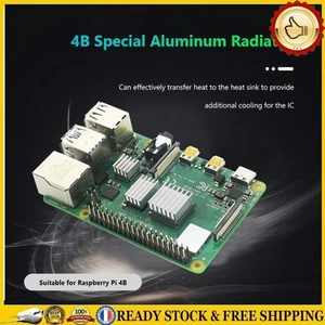 Dissipateur thermique en aluminium pour Raspberry Pi 4B, coussin de refroidissem - Bild 1 von 9
