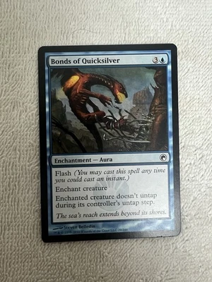 Bonds of Quicksilver x1 - Scars of Mirrodin - LP -  MTG - Magic - Image 1 of 2