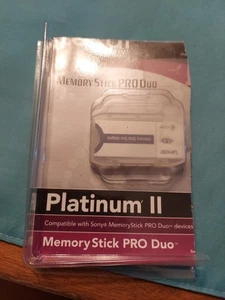 1x Lexar Platinum II 2GB - Memory Stick PRO Duo Card New Compatible with Sony - Picture 1 of 2