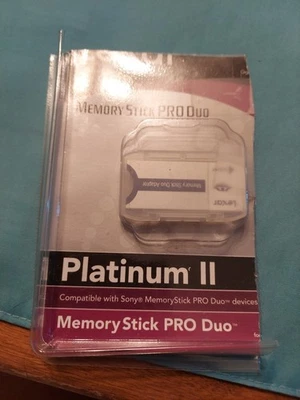 1x Lexar Platinum II 2GB - Memory Stick PRO Duo Card New Compatible with Sony - Image 1 of 2