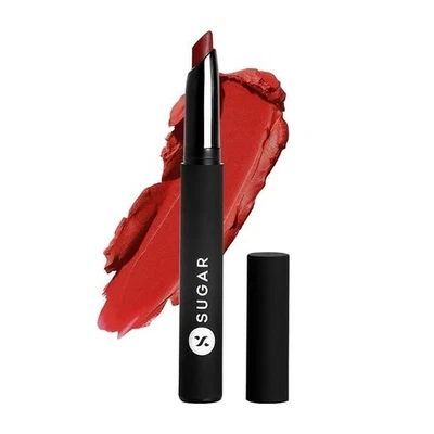 Lápiz labial SUGAR Cosmetics Matte Attack para mujer |A prueba de transferencias y manchas 2 gm Foto 1 de 4