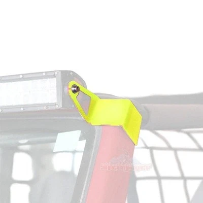 For Jeep Wrangler 97-06 Mounts Neon Yellow Windshield Frame Mounts for 50" LED - Imagem 1 de 3