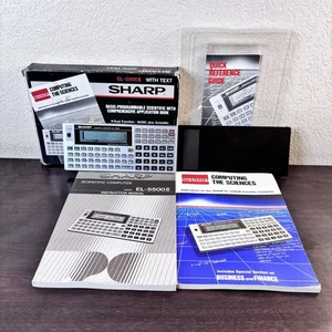 Calcolatrice Sharp Scientific Computer EL-5500II W scatola originale ++ - necessita di batteria - Foto 1 di 19