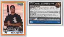 2010 Bowman Chrome Prospects Orange Refractor /25 Brady Shoemaker #BCP154