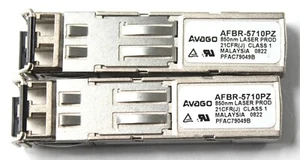 Avago 1000BASE-SX FC 850nm 550m SFP Module 2 per pack - AFBR 5710PZ - Picture 1 of 1