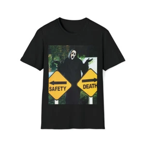 Scream Ghostface Scary Movie Funny Meme Humor Halloween Horror Unisex T-Shirt - Picture 1 of 2