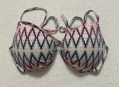 Sujetador Victoria's Secret The Fabulous Talla 36D Patrón Geométrico Azteca Foto 1 de 4