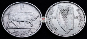 Ireland 1933 | Irish 1 Shilling | Bull | KM.6 - Picture 1 of 1