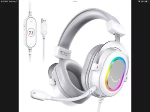 FIFINE Ampligame H6 Gaming Headset. RGB 7.1 Surround Sound, Noise Cancellation. - Foto 1 di 15