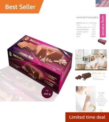 Pastel de ron Schlunder 14 oz Jamaica - auténtico sabor alemán en cada rebanada Foto 1 de 4