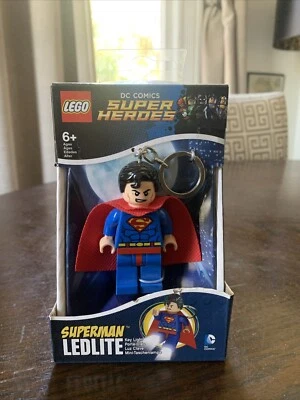Lego Superman Keychain with LED Light New/factory Sealed - Image 1 of 4