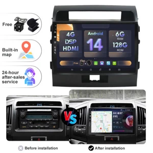 Radio de coche Para Toyota Land cruiser 200 2007-2015 Autoradio GPS DAB Carplay - Imagen 1 de 7