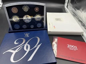 2001 United Kingdom Proof Coin Set OGP - Picture 1 of 8