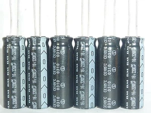 8pcs 16V 2200uF 16V Japan ELNA 10x30mm Low Impedance Capacitor - Picture 1 of 2