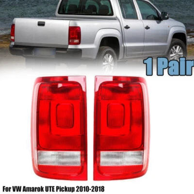 1 Pair Tail Light Rear Brake Lamp For VW Amarok UTE Pickup 2010-2018 No Bulb - Image 1 of 4