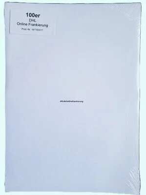 DHL Versandetiketten Paketaufkleber selbstklebende Paket Etiketten Hermes - Bild 1 von 3