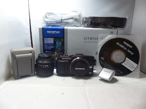 Olympus PEN E-PL6 with Olympus 14-42mm zoom lens. Looks and works great. w/box. - Picture 1 of 15