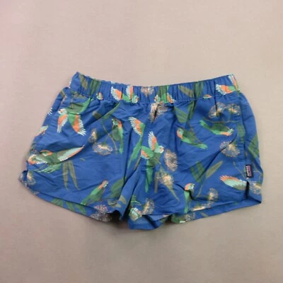 Patagonia Shorts Womens Small Lightweight Workout Activewear Blue Pocket - Image 1 of 4